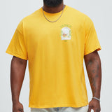 Camisa De Manga Corta Venice Italy - Dorado
