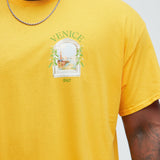 Camisa De Manga Corta Venice Italy - Dorado