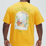 Camisa De Manga Corta Venice Italy - Dorado