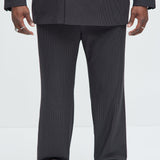 Pantalón Henry Pinstripe Straight - Negro