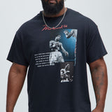 Camisa De Manga Corta Muhammad Ali I Am Greatest - Negro
