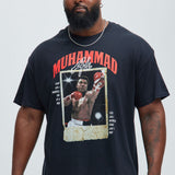 Camisa De Manga Corta Muhammad Ali Polaroid - Negro