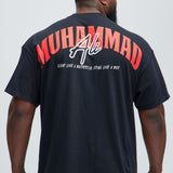 Camisa De Manga Corta Muhammad Ali Polaroid - Negro