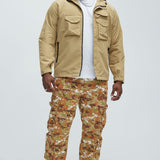 Pantalones Tipo Cargo Tony Straight - Camuflaje