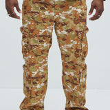 Pantalones Tipo Cargo Tony Straight - Camuflaje
