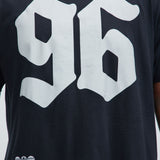 Camisa De Manga Corta 96 Globe Skull - Negro