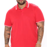 Camisa Polo Wilson Short Sleeve - Rojo