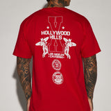 Camisa De Manga Corta Hollywood Hills X - Rojo