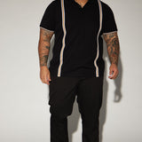 Camisa Polo Sensational Short Sleeve - Negro/Combinado
