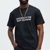 Camisa De Manga Corta Success Is The Best Revenge - Negro