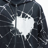 Sudadera Tyson Web Of Lies Oversized Zip - Negro