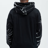 Sudadera Tyson Web Of Lies Oversized Zip - Negro