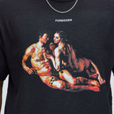 Camisa De Manga Corta Forbidden Textured - Negro