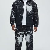 Sudadera Tyson Web Of Lies Oversized Zip - Negro
