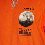 Camisa De Manga Corta Luna - Naranja