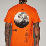 Camisa De Manga Corta Luna - Naranja