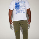 Camisa De Manga Corta Love Is Poison - Blanco