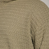 Suéter You Already Know Cableknit Hooded - Oliva