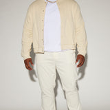 Chamarra Acolchada Tyson Fleece - Hueso