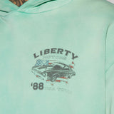 Sudadera con capucha Liberty Motors USA Tour - Turquesa