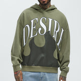 Sudadera Holgada Tyson Fire & Desire - Oliva