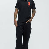 Camisa De Manga Corta Love Is - Negro