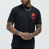 Camisa De Manga Corta Love Is - Negro