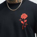 Camisa De Manga Corta Love Is - Negro