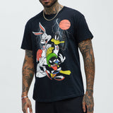 Camisa De Manga Corta Space Jams - Negro