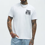Camisa De Manga Corta Stay Vigilant - Blanco