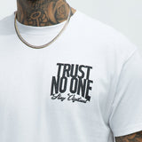 Camisa De Manga Corta Stay Vigilant - Blanco