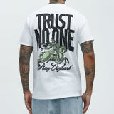 Camisa De Manga Corta Stay Vigilant - Blanco