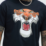 Camisa De Manga Corta Disney The Jungle Book Shere Khan - Negro