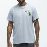 Camisa De Manga Corta Looney Tunes Thats All Folks - Gris Suave
