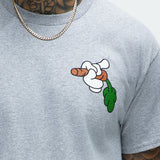 Camisa De Manga Corta Looney Tunes Thats All Folks - Gris Suave