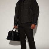 Chamarra de Mezclilla Fairmont Nylon - Negro