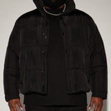 Chamarra de Mezclilla Fairmont Nylon - Negro