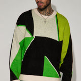 Suéter Worth It Crewneck - Verde/Combinado
