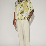 Camisa Abotonada Crepe Texture - Verde