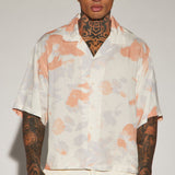Camisa Abotonada Rising - Off White/combo