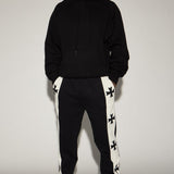 Desmond Pantalones de chándal rectos - Negro/Combinación.
