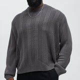 Suéter All Night Long Crewneck - Carbón