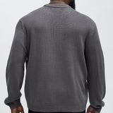 Suéter All Night Long Crewneck - Carbón