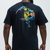 Camisa De Manga Corta Marvel Wolverine - Negro