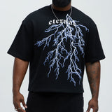 Camisa De Manga Corta Tyson Eternal - Negro