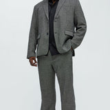 Pantalón Hancock Tweed Textured Slim - Carbón