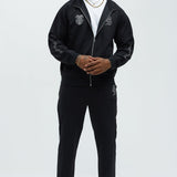 Chamarra Bliss Track - Negro