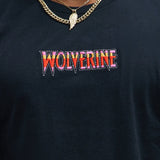 Camisa De Manga Corta Marvel Wolverine - Negro