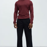 Suéter DeAngelo Turtleneck - Vino Tinto