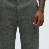 Pantalón Hancock Tweed Textured Slim - Carbón